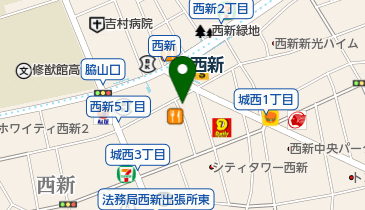 銀玉ブティックひばりの地図画像