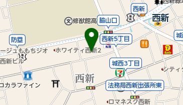 ジャスミ西新店の地図画像