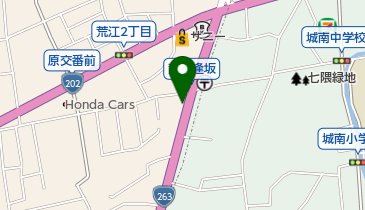 理容ササキの地図画像