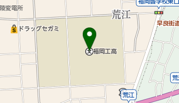 福岡工業高校食堂の地図画像