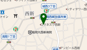 粉屋スパゲティの地図画像