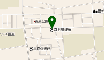 福岡森林管理署の地図画像