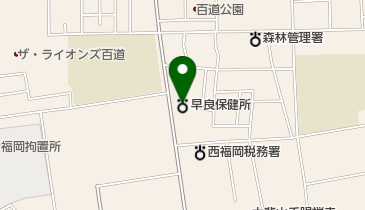 福岡市役所 早良区役所 健康課 企画管理係の地図画像