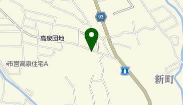 酒見燃料株式会社 高泉団地ガスの地図画像