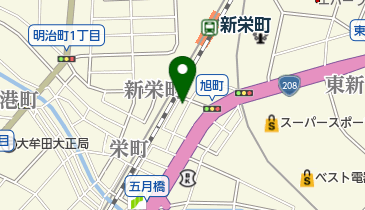 平川海産物の地図画像