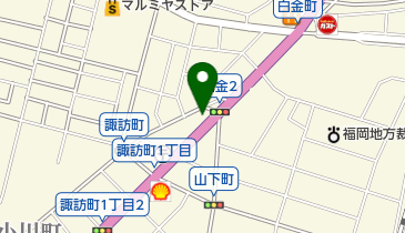 オリエント楽器店の地図画像