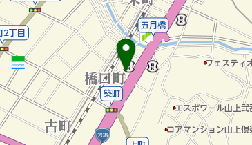 コハマ楽器店の地図画像