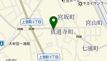 三池テント広告の地図画像