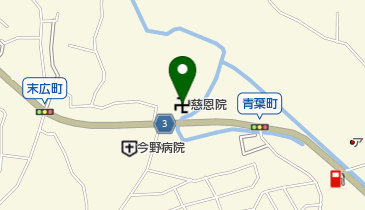 慈恩院の地図画像