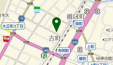 大牟田バプテスト教会の地図画像
