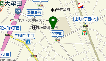 日本共産党大牟田地区委員会の地図画像