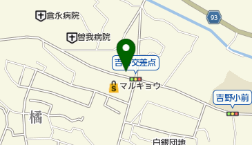 ビューティショップいわながの地図画像