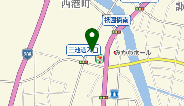 マルセン釣具店の地図画像