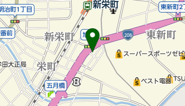 カットハウスワールドの地図画像