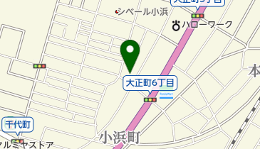 ボン美容室の地図画像