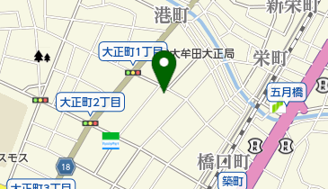 メガネの松永の地図画像