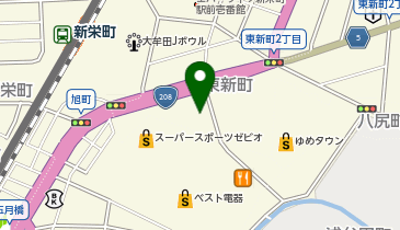 エステール大牟田店の地図画像