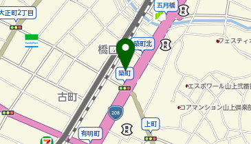 アオバ理容の地図画像