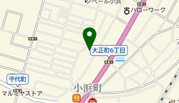 野田理容館の地図画像