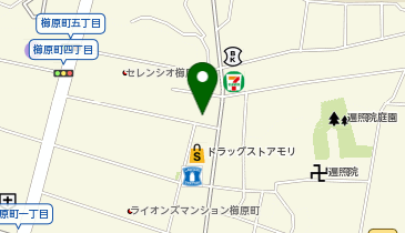久留米マッサージセンターの地図画像