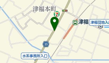 津福堂鍼灸マッサージ院の地図画像