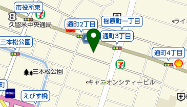 稲田商店の地図画像