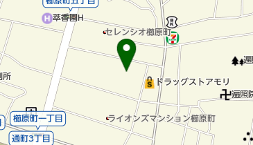 柚子庵の地図画像