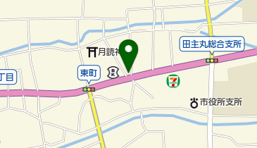 株式会社かがし屋 田主丸店の地図画像