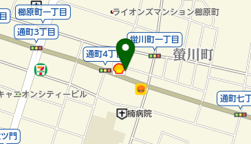 稲冨自転車商会の地図画像