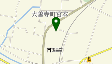 久留米市 大善寺校区コミュニティセンターの地図画像