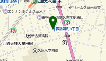 九州医進ゼミの地図画像