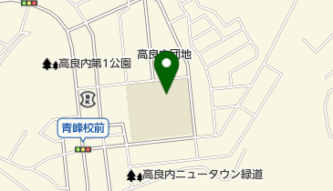 久留米市 青峰校区学童保育所の地図画像