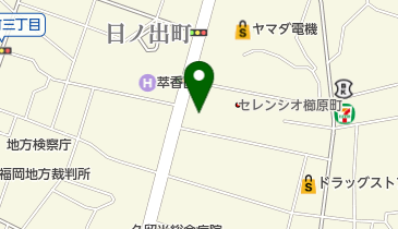 久留米市 学童保育所連合会の地図画像
