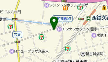 河合楽器製作所久留米ショップの地図画像