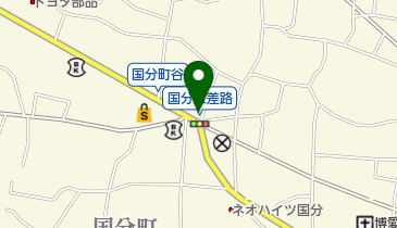 フランキー美容室の地図画像