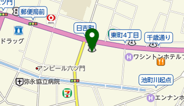 パリジャン靴店の地図画像
