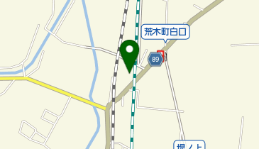 白口自動車整備工場の地図画像