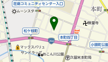 日本美術食品サンプルの地図画像