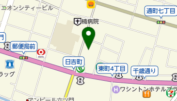 日吉神社の地図画像