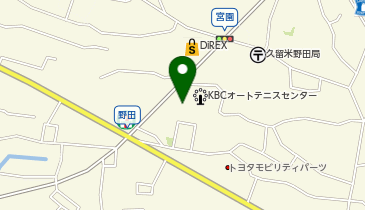 国分バッティングセンターの地図画像