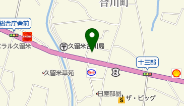 大坪タイヤの地図画像