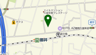 岡自動車の地図画像