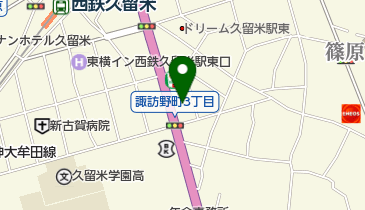 シュガー動物病院の地図画像