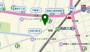 サンラウンジ久留米店の地図画像