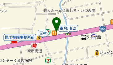 髪屋の地図画像