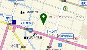 松枝商店の地図画像