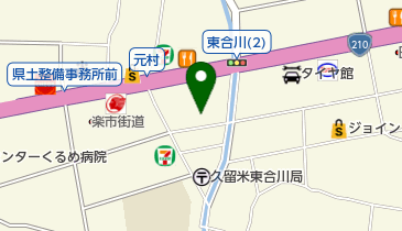 スーパーワンの地図画像