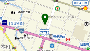 住友生命保険相互会社久留米支社 業務用の地図画像