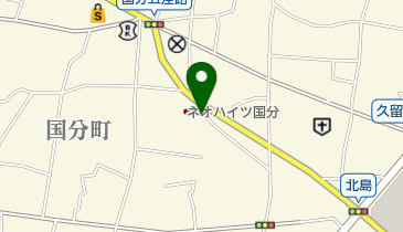 国分雀荘の地図画像