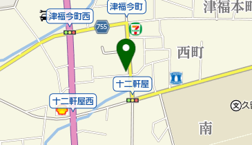 有限会社津福調剤薬局の地図画像